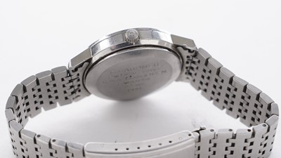 Lot 523 - Omega: a stainless steel cased automatic wristwatch