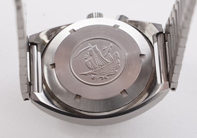 Lot 585 - Aquastar Regate: a stainless steel cased countdown wristwatch