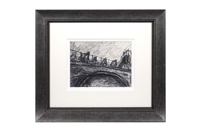 Lot 162 - Norman Cornish - Miners Crossing Bridge: East Hetton Colliery | Flo-Master pen