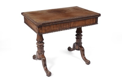 Lot 1270 - A mid-19th Century mahogany swivel action tea table