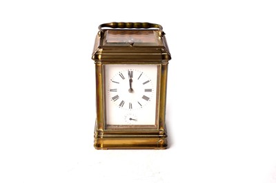 Lot 1373A - A late 19th Century French carriage clock