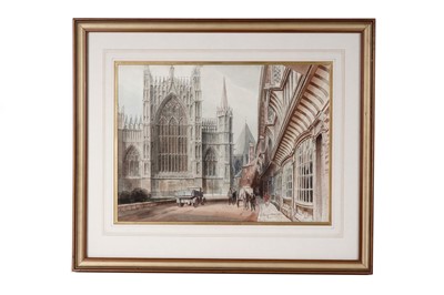 Lot 1582 - Byron Eric Dawson - York Minster | watercolour