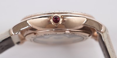 Lot 588 - Frederique Constant: a gold-plated cased diamond set automatic wristwatch