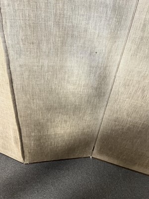 Lot 32 - A Vintage needlework four-fold room divide/screen