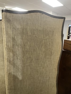 Lot 32 - A Vintage needlework four-fold room divide/screen