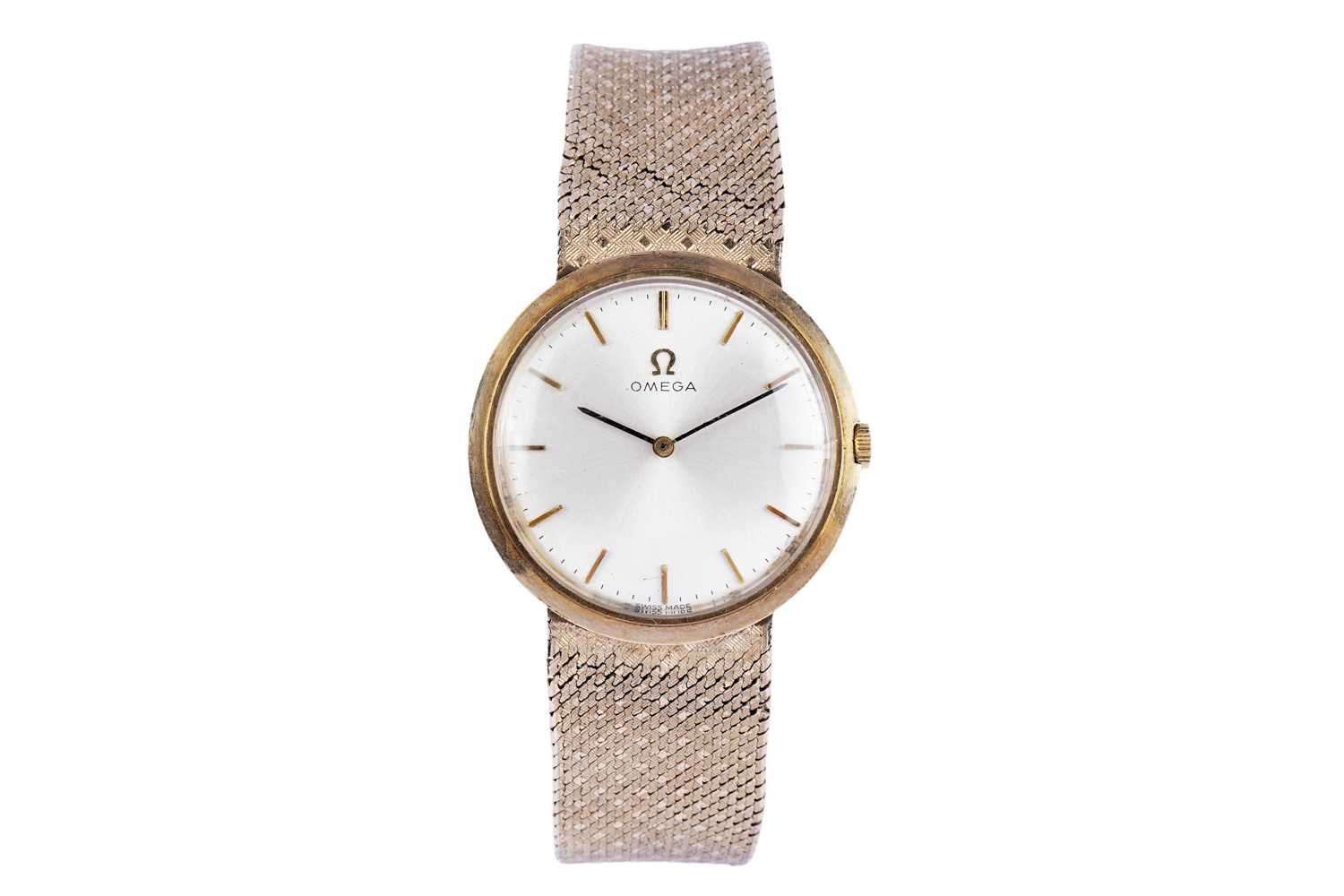 Lot 508 - Omega: a 9ct yellow gold cased wristwatch