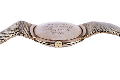 Lot 508 - Omega: a 9ct yellow gold cased wristwatch