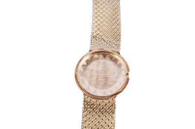 Lot 508 - Omega: a 9ct yellow gold cased wristwatch