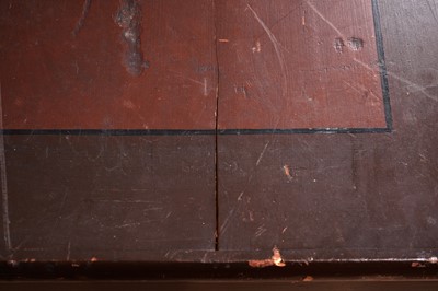 Lot 35 - A late 19th Century Scottish painted pine blanket box