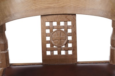Lot 1462 - Robert ‘Mouseman’ Thompson of Kilburn: an oaks monks chair