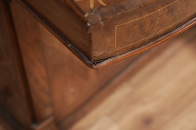 Lot 14 - A Victorian inlaid walnut davenport