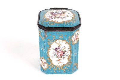 Lot 288 - A South Staffordshire caddy and cover