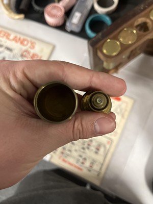 Lot 70 - A Victorian lacquered brass compound monocular microscope, by Andrew Ross, London