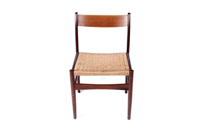 Lot 59 - A mid-20th Century teak and Afromosia matched dining room suite