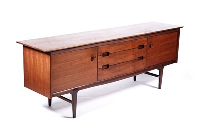 Lot 59 - A mid-20th Century teak and Afromosia matched dining room suite