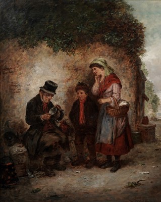 Lot 993 - Mark William Langlois - The Tinker | oil