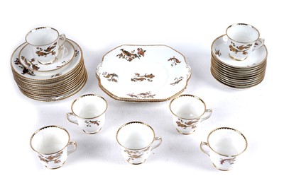 Lot 365 - ﻿A J & G Grosvenor China Ye Old English part tea service
