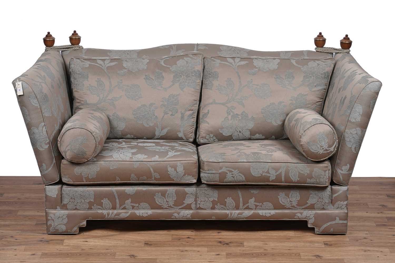 Lot 19 - Duresta: a two-seater drop end sofa