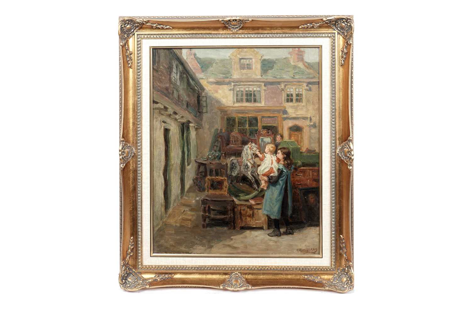 Lot 1011 - Ralph Hedley - The Antique Shop | oil