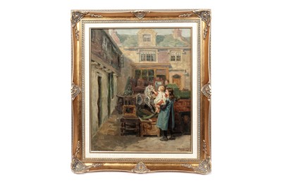 Lot 1011 - Ralph Hedley - The Antique Shop | oil