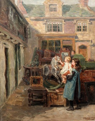 Lot 1011 - Ralph Hedley - The Antique Shop | oil