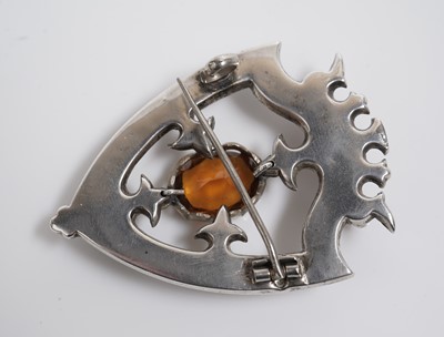 Lot 668 - A selection of Scottish silver jewellery