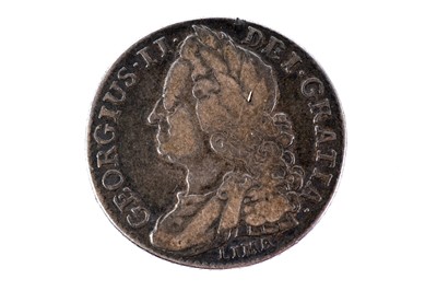 Lot 428 - A George II shilling, 1745
