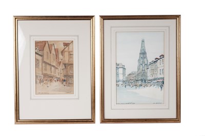 Lot 1601 - Victor Noble Rainbird - Amiens, and In Amiens | watercolour