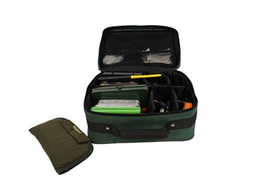 Lot 378 - A Daiwa ‘Alltmor’ tackle box and contents