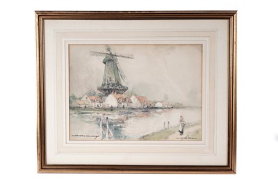 Lot 1602 - Victor Noble Rainbird - On the Aa Belgium | watercolour