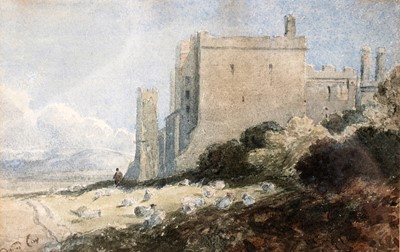 Lot 90 - David Cox Snr. - Prospect of a Castle | watercolour