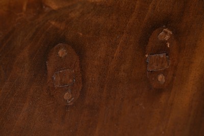 Lot 75 - A Victorian mahogany campaign chest of drawers