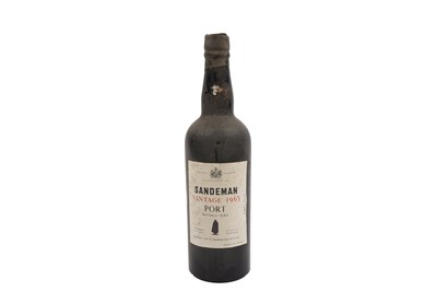 Lot 112 - A bottle of Sandeman Vintage 1963 Port