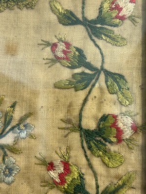 Lot 1481 - A Victorian needlework sampler dated 1842