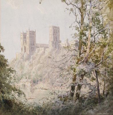 Lot 74 - William Tatton Winter - Durham Cathedral | watercolour