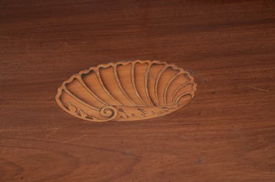 Lot 405 - A late Georgian inlaid mahogany side table