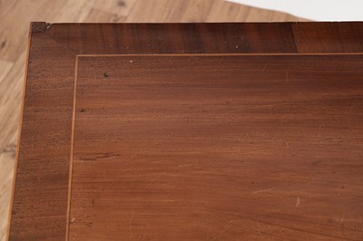 Lot 405 - A late Georgian inlaid mahogany side table