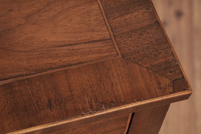 Lot 405 - A late Georgian inlaid mahogany side table