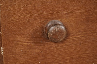 Lot 412 - A Victorian scumbled pine housekeeper’s cabinet