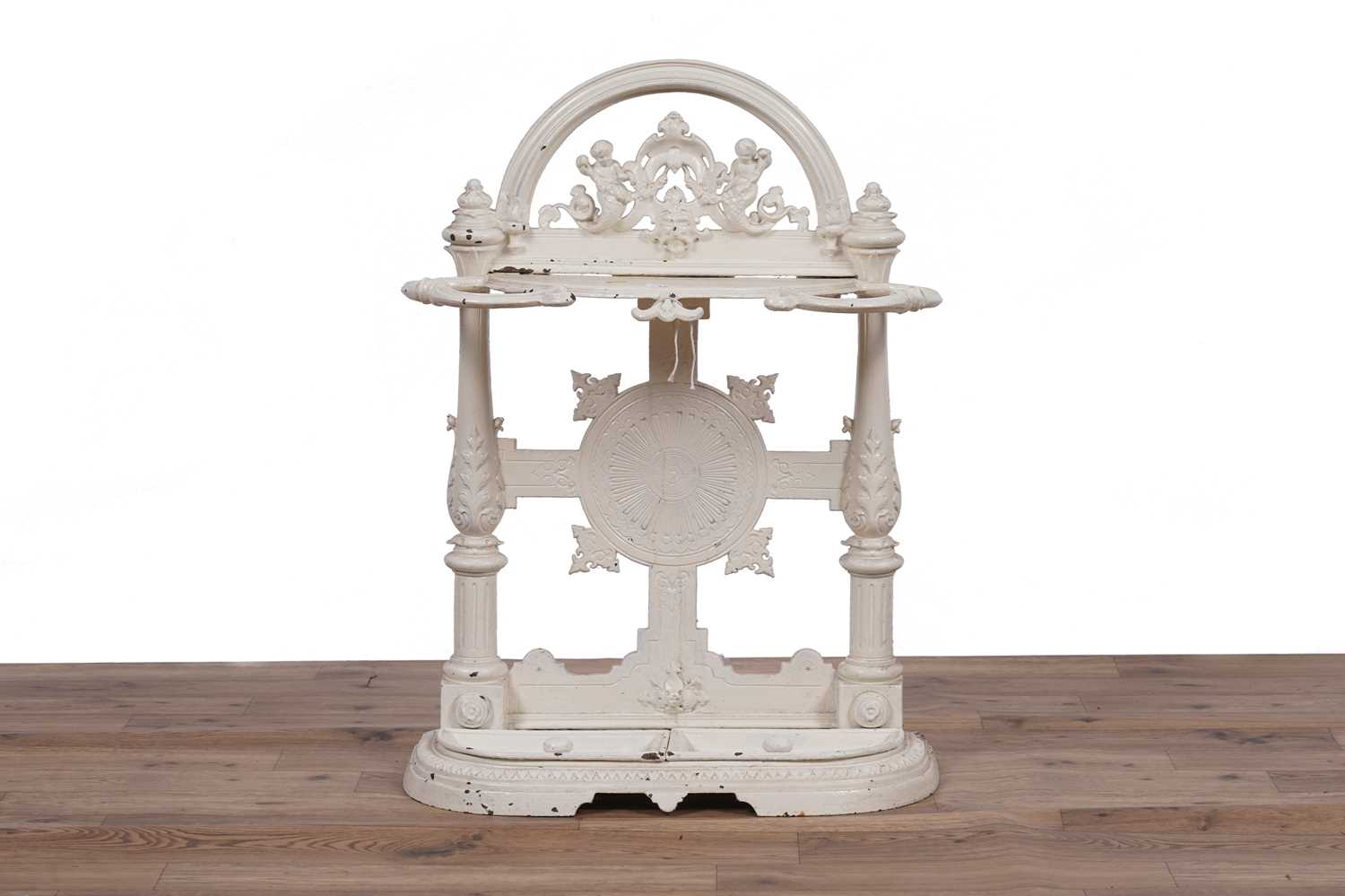 Lot 76 - A Victorian cast metal stick/umbrella stand