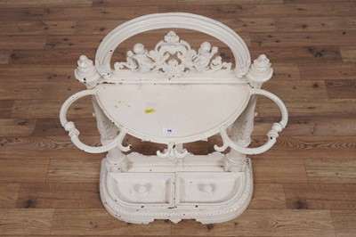 Lot 76 - A Victorian cast metal stick/umbrella stand