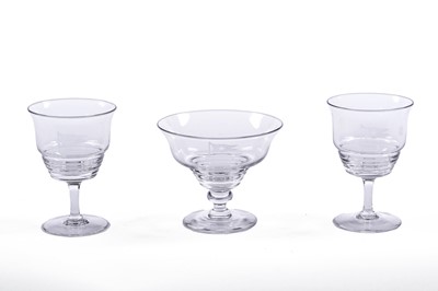 Lot 124 - Of White Star Line interest: three Stuart crystal glasses