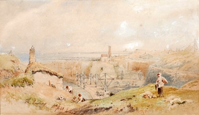 Lot 954 - Myles Birket Foster - The Quarry, Warkworth | watercolour