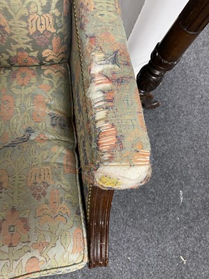 Lot 118 - Liberty: a pair of 20th Century mahogany framed Georgian style armchairs