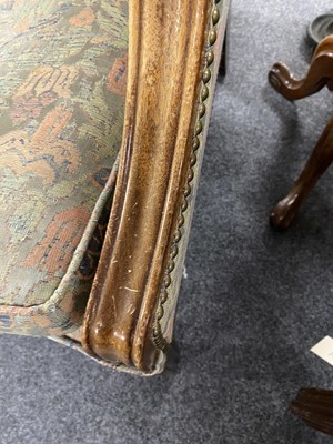Lot 118 - Liberty: a pair of 20th Century mahogany framed Georgian style armchairs