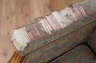 Lot 118 - Liberty: a pair of 20th Century mahogany framed Georgian style armchairs