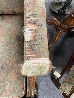 Lot 118 - Liberty: a pair of 20th Century mahogany framed Georgian style armchairs