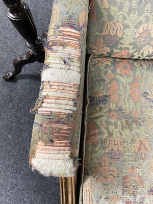 Lot 118 - Liberty: a pair of 20th Century mahogany framed Georgian style armchairs