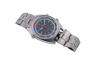 Lot 450 - Omega Chronostop Seamaster Regatta: a stainless steel cased manual wind wristwatch