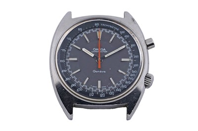 Lot 452 - Omega Chronostop: a stainless steel cased manual wind wristwatch